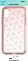 AppleiPhone XS Max (6.5Inches) 8ft Impact ProtectionWireless Charging Compatible Arq1 Atrium Case - Rose Gold(QTY=10)(R1-1)