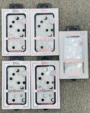 Case-Mate Wallpapers Black White Silver Dot Case for iPhone XS MAX(QTY=05)(R2-1)