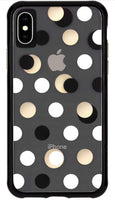 Case-Mate Wallpapers Black White Silver Dot Case for iPhone XS MAX(QTY=05)(R2-1)