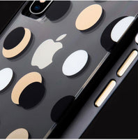 Case-Mate Wallpapers Black White Silver Dot Case for iPhone XS MAX(QTY=05)(R2-1)