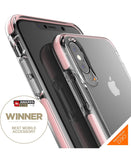 Gear4 Piccadilly Clear Case [ Protected by D3O ] Compatible with iPhone Xs Max - Rose Gold (QTY=10) (R1-1)