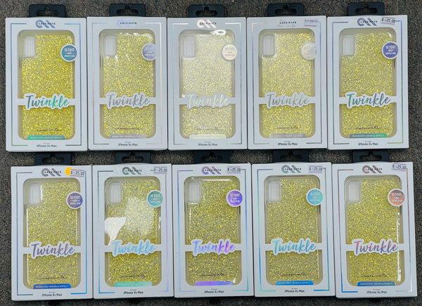 Case-Mate Case for Apple iPhone XS Max - Gold Stardust Twinkle -(QTY=10)(R2-1)