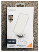 Gear4 Piccadilly Clear Case [ Protected by D3O ] Compatible with iPhone Xs Max - Rose Gold (QTY=10) (R1-1)